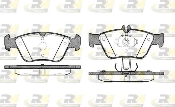 Roadhouse 2586.10 - Brake Pad Set, disc brake autospares.lv