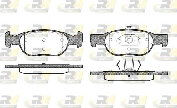 Roadhouse 2588.20 - Brake Pad Set, disc brake autospares.lv