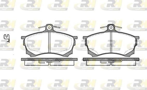 Roadhouse 2582.00 - Brake Pad Set, disc brake autospares.lv