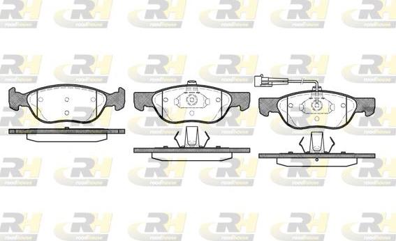 Roadhouse 2587.11 - Brake Pad Set, disc brake autospares.lv