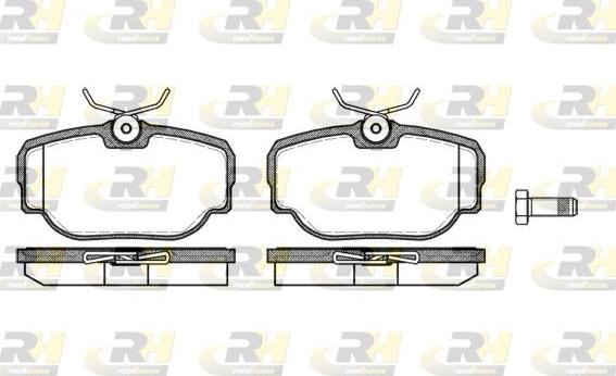 Roadhouse 2577.00 - Brake Pad Set, disc brake autospares.lv