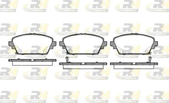 Roadhouse 2694.02 - Brake Pad Set, disc brake autospares.lv