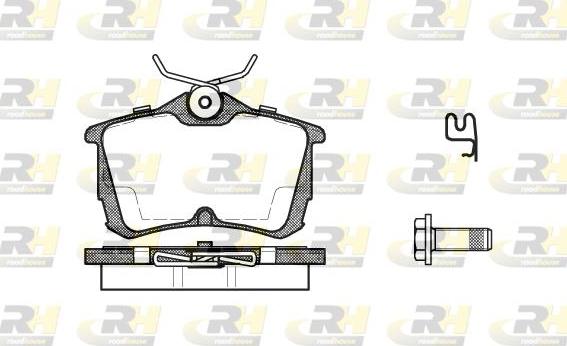 Roadhouse 2695.02 - Brake Pad Set, disc brake autospares.lv