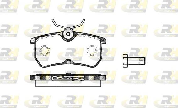 Roadhouse 2693.00 - Brake Pad Set, disc brake autospares.lv