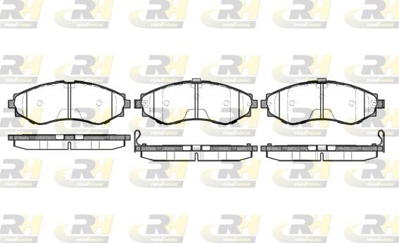 Roadhouse 2645.32 - Brake Pad Set, disc brake autospares.lv