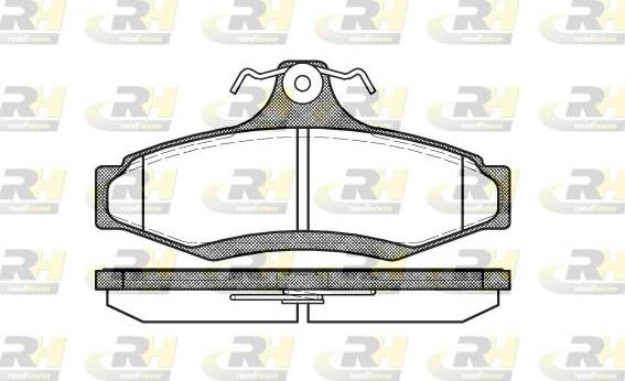 Roadhouse 2646.10 - Brake Pad Set, disc brake autospares.lv