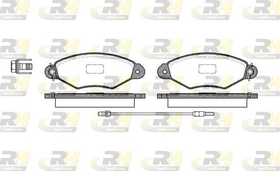 Roadhouse 2643.01 - Brake Pad Set, disc brake autospares.lv