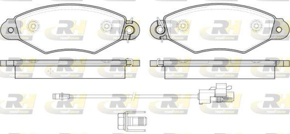 Roadhouse 2643.30 - Brake Pad Set, disc brake autospares.lv