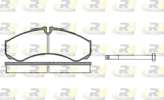 Roadhouse 2651.00 - Brake Pad Set, disc brake autospares.lv