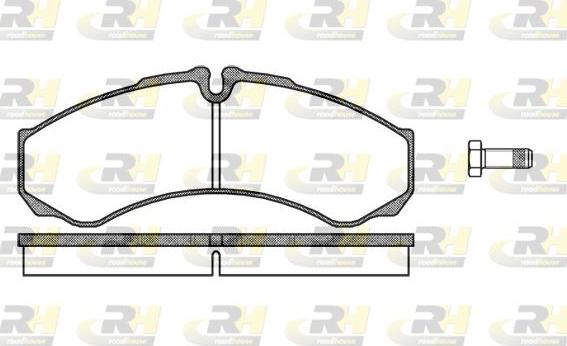 Roadhouse 2651.10 - Brake Pad Set, disc brake autospares.lv