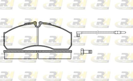 Roadhouse 2651.12 - Brake Pad Set, disc brake autospares.lv