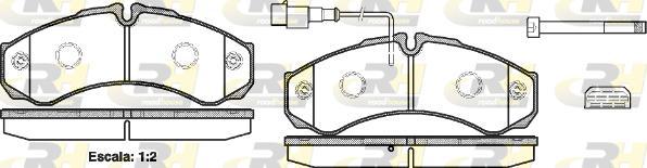 Roadhouse 2651.32 - Brake Pad Set, disc brake autospares.lv