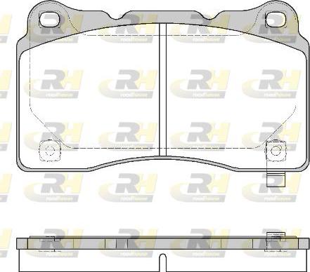 Roadhouse 2666.24 - Brake Pad Set, disc brake autospares.lv