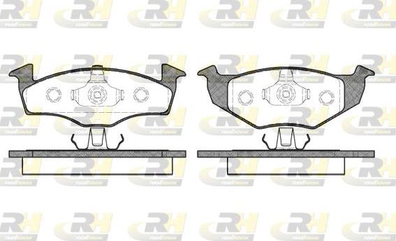 Roadhouse 2609.00 - Brake Pad Set, disc brake autospares.lv