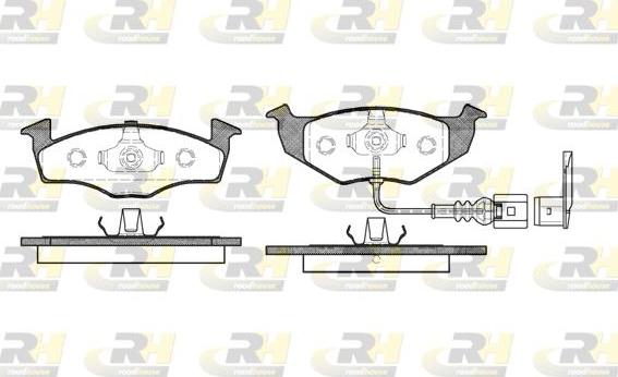 Roadhouse 2609.11 - Brake Pad Set, disc brake autospares.lv