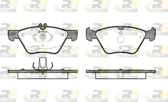 Roadhouse 2601.00 - Brake Pad Set, disc brake autospares.lv