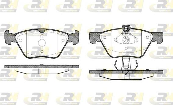 Roadhouse 2601.30 - Brake Pad Set, disc brake autospares.lv