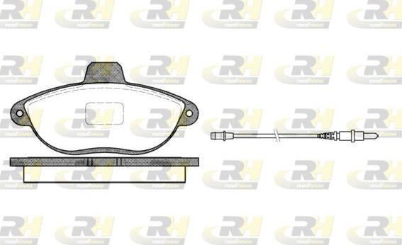 Roadhouse 2602.02 - Brake Pad Set, disc brake autospares.lv