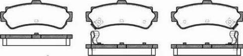 Alpha Brakes HKT-NS-037 - Brake Pad Set, disc brake autospares.lv