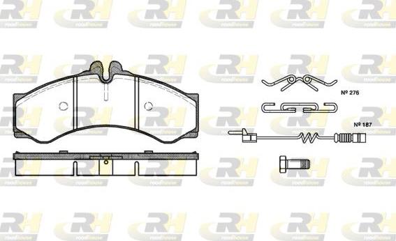 Roadhouse 2614.02 - Brake Pad Set, disc brake autospares.lv