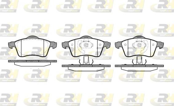 Roadhouse 2618.00 - Brake Pad Set, disc brake autospares.lv