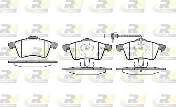 Roadhouse 2618.01 - Brake Pad Set, disc brake autospares.lv