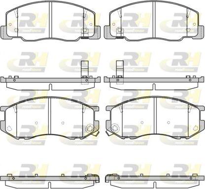 Roadhouse 2636.04 - Brake Pad Set, disc brake autospares.lv