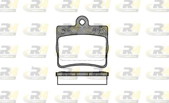 Roadhouse 2630.00 - Brake Pad Set, disc brake autospares.lv