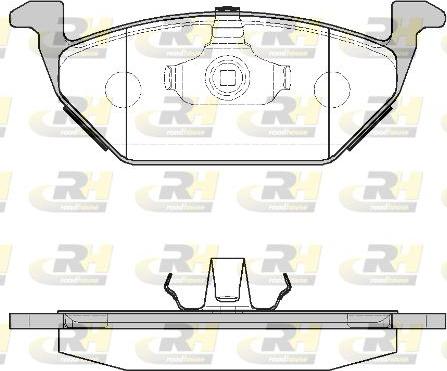 Roadhouse 2633.00 - Brake Pad Set, disc brake autospares.lv