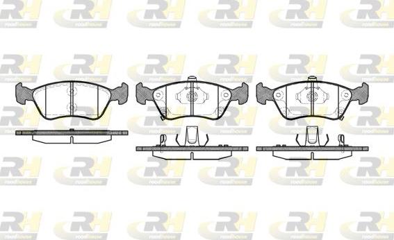 Roadhouse 2676.02 - Brake Pad Set, disc brake autospares.lv