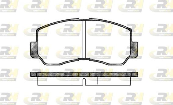 Roadhouse 2094.40 - Brake Pad Set, disc brake autospares.lv