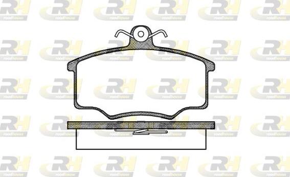 Roadhouse 2046.00 - Brake Pad Set, disc brake autospares.lv