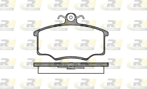 Roadhouse 2046.20 - Brake Pad Set, disc brake autospares.lv