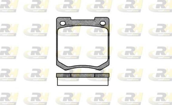 Roadhouse 2040.00 - Brake Pad Set, disc brake autospares.lv