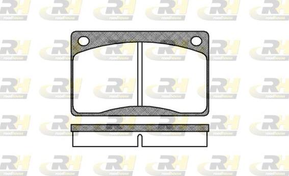 Roadhouse 2042.30 - Brake Pad Set, disc brake autospares.lv