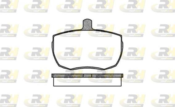 Roadhouse 2056.00 - Brake Pad Set, disc brake autospares.lv