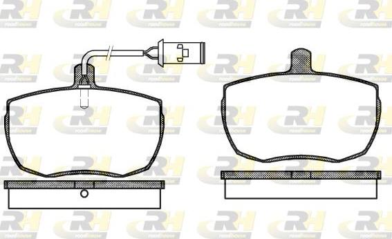 Roadhouse 2056.22 - Brake Pad Set, disc brake autospares.lv