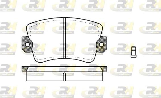 Roadhouse 2061.02 - Brake Pad Set, disc brake autospares.lv