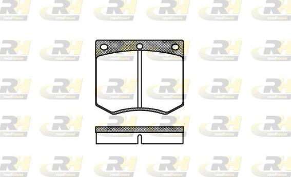 Roadhouse 2063.00 - Brake Pad Set, disc brake autospares.lv
