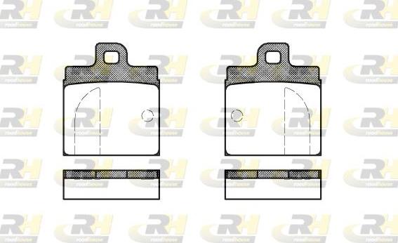 Roadhouse 2004.00 - Brake Pad Set, disc brake autospares.lv