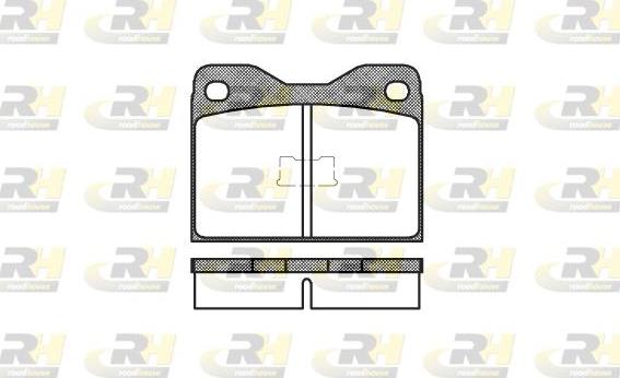 Roadhouse 2008.10 - Brake Pad Set, disc brake autospares.lv