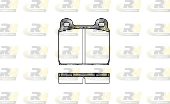 Roadhouse 2002.00 - Brake Pad Set, disc brake autospares.lv