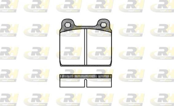 Roadhouse 2002.20 - Brake Pad Set, disc brake autospares.lv