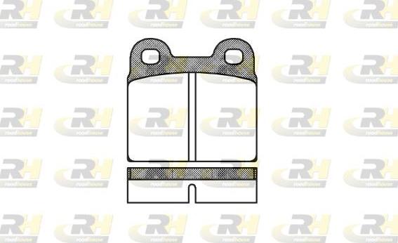 Roadhouse 2007.00 - Brake Pad Set, disc brake autospares.lv