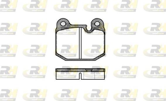 Roadhouse 2014.10 - Brake Pad Set, disc brake autospares.lv