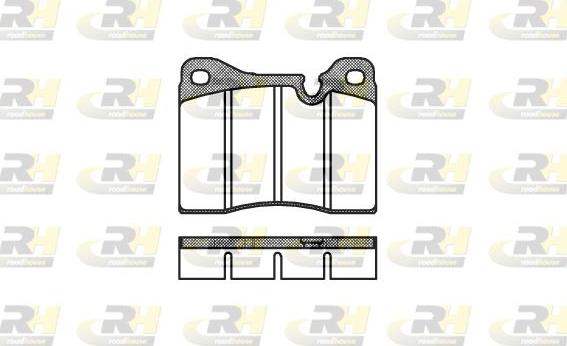 Roadhouse 2011.30 - Brake Pad Set, disc brake autospares.lv