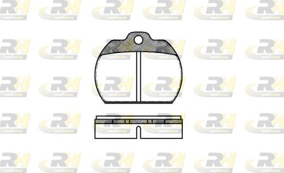 Roadhouse 2082.00 - Brake Pad Set, disc brake autospares.lv