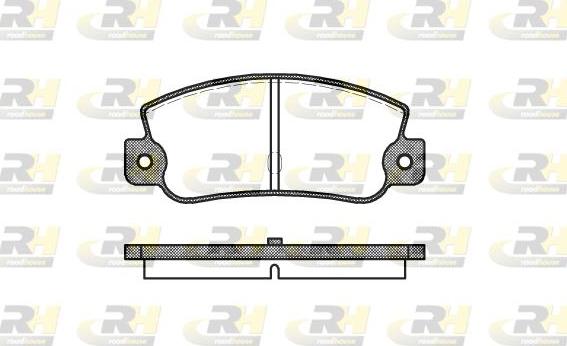 Roadhouse 2025.30 - Brake Pad Set, disc brake autospares.lv