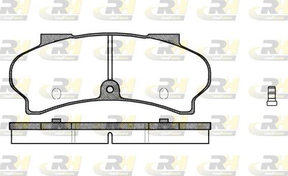 Roadhouse 2026.02 - Brake Pad Set, disc brake autospares.lv