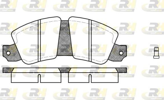 Roadhouse 2023.02 - Brake Pad Set, disc brake autospares.lv